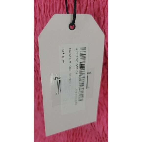Brave Soul London Womens Pink Shirred Sleeveless Bodysuit Tank Top Large NWT - Picture 8 of 12